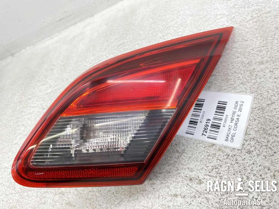 Baklykt høyre indre til Opel Corsa E 2015-2019 (39012624|46003466|)