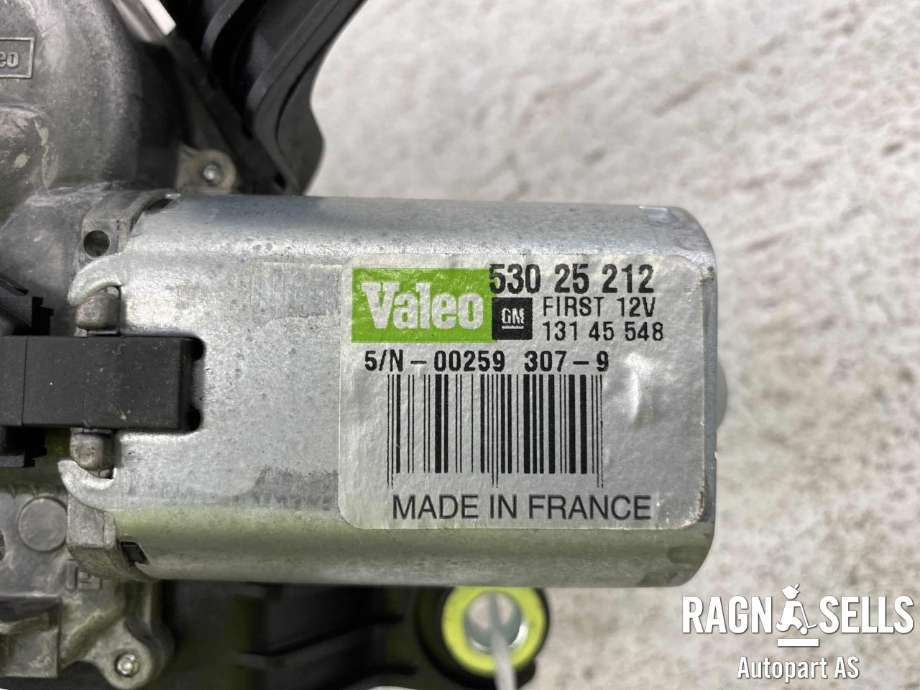 Viskermotor bakrute til Opel Zafira B 2005-2011  (VALEO|13145548|53025212|)