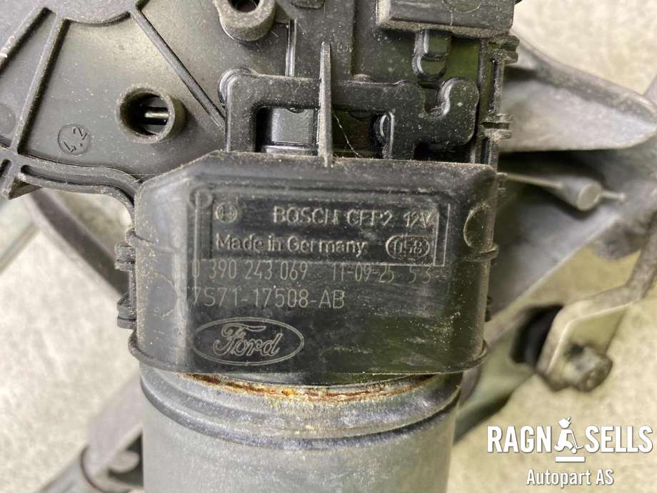 Viskermotor frontrute komplett m/overføring til Ford Mondeo 2011-2014 (Type IV, Fase 2) (BOSCH|7S71 17508 AB|)