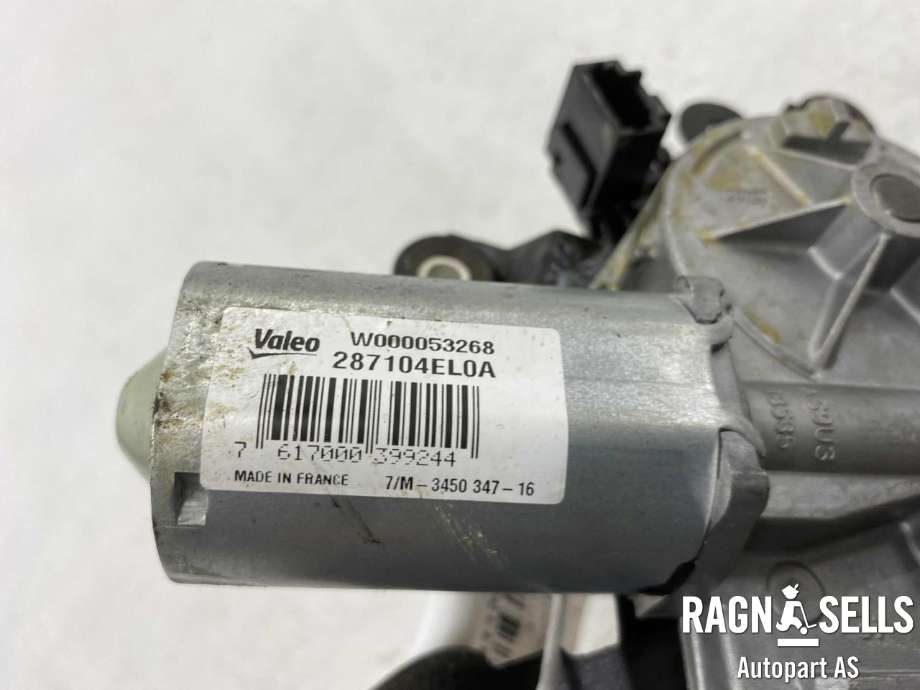 Viskermotor bakrute til Nissan Qashqai 2014-2021 (Type II)  (VALEO|28710 4EL0A|)