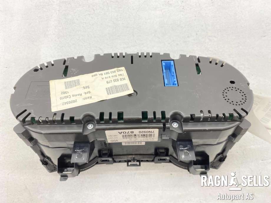 Instrumentpanel til VW Sharan 2010-->> (Type II)  (5K0 953 501BA|7N0 920 870A|)