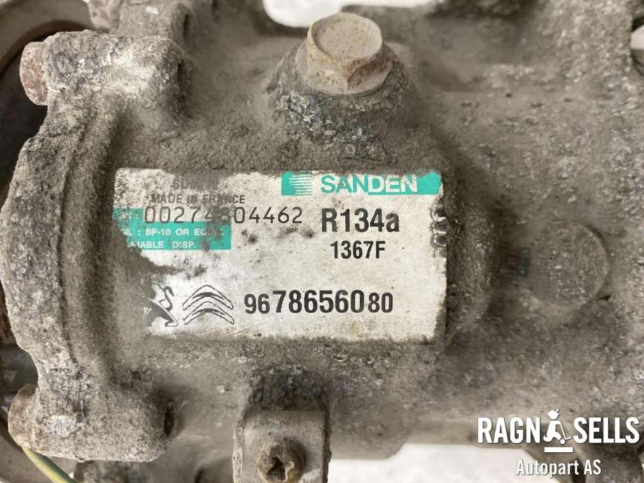 Aircondition kompressor til Peugeot Partner 2008-2015 (Type II, Fase 1)  (9678656080 | 9804966680 | 9822826880|6453ZZ | 6453QJ | 6453QJ|6453QK | 6453WK | 6453WL | 6453ZX)