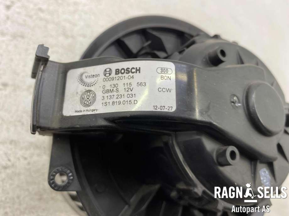 Varmeapparat motor til Škoda Citigo 2012-2019 (1S1 819 015D|)