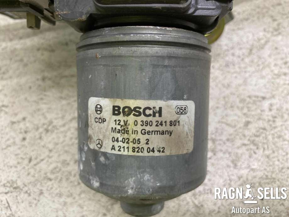 Viskermotor frontrute komplett m/overføring til Mercedes E-Klasse 2002-2006 (Fase 1) (W211) (W211) (BOSCH|A211 820 0442|211 820 0142|)