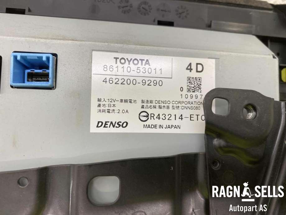 Bilstereo navigasjon skjerm til Lexus IS 2013-2020 (Type III) (XE30) (XE30) (86110 53011|462200 9290|)
