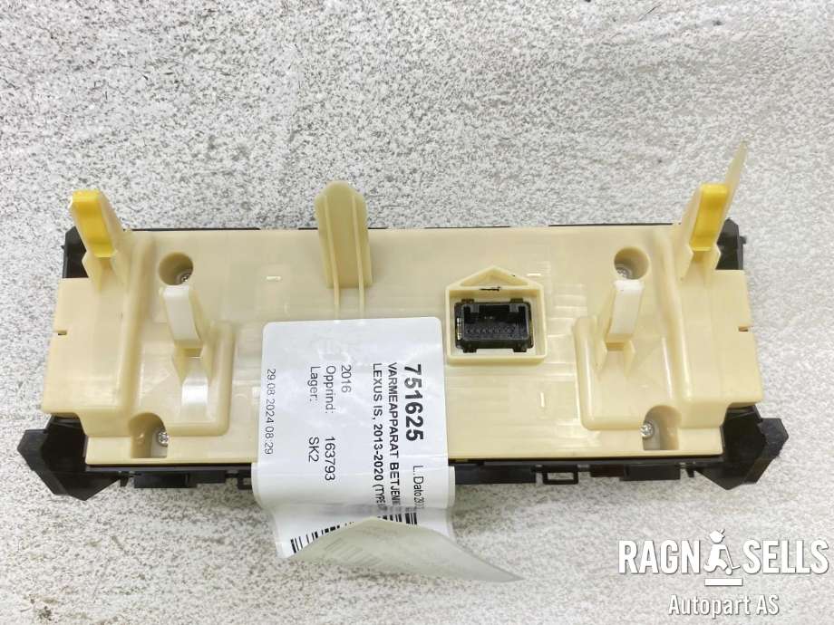 Varmeapparat betjening til Lexus IS 2013-2020 (Type III) (XE30) (XE30) (5590053241|)