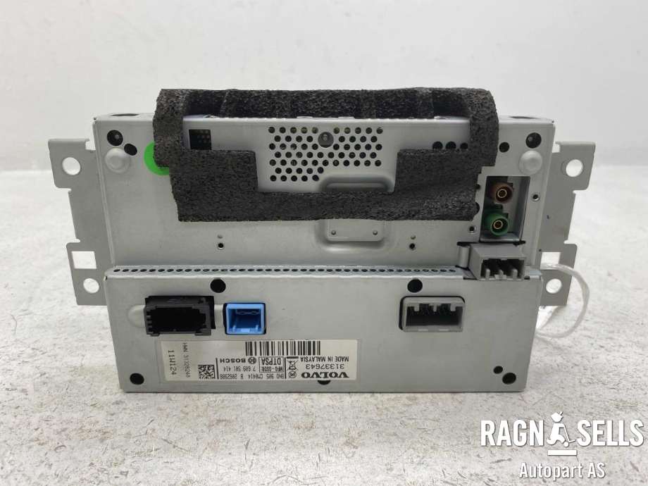 Bilstereo navigasjon skjerm til Volvo V60 2010-2013 (Type I, Fase 1)  (31337643|)