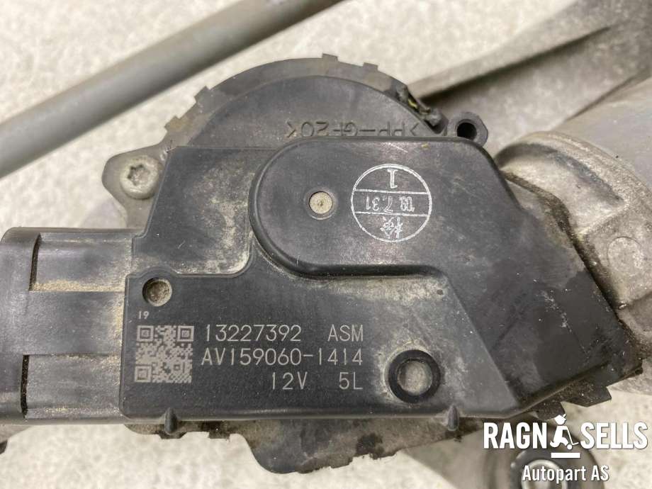 Viskermotor frontrute komplett m/overføring til Opel Insignia A 2009-2014  (13277077|13227392|)