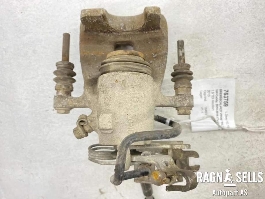 Bremsecaliper venstre bak til VW Caddy 2010-2015 (Type III, Fase 2)  (2K0 615 423 B|)