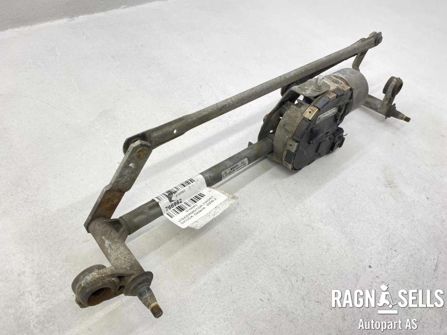 Viskermotor frontrute komplett m/overføring til Škoda Octavia 2009-2013 (Type II, Fase 2)  (BOSCH|1Z1 955 119 C|1Z1 955 023E|)