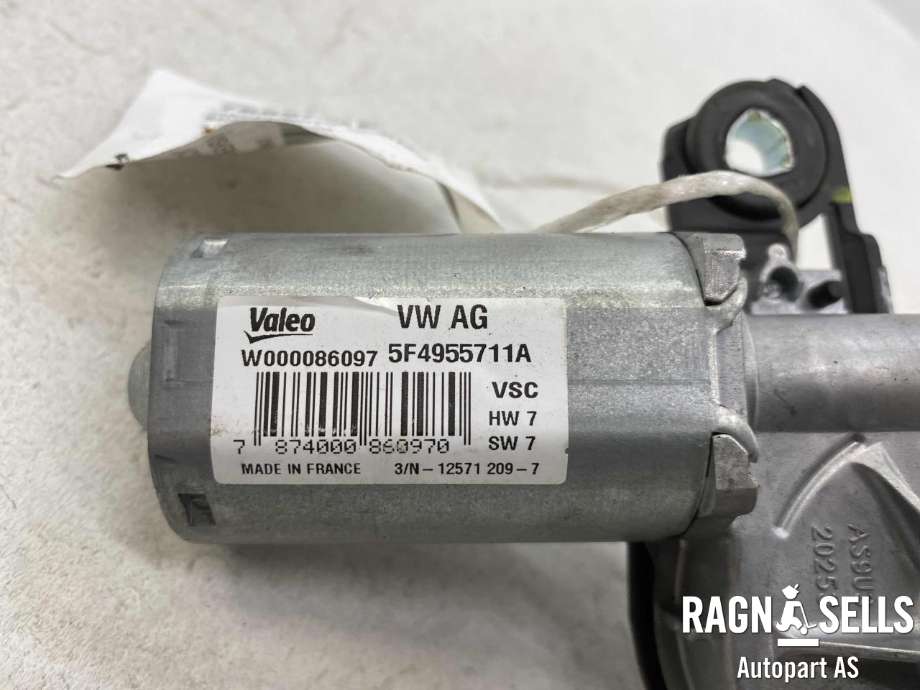 Viskermotor bakrute til Škoda Rapid 2012-2019  (5F4 955 711 A|)