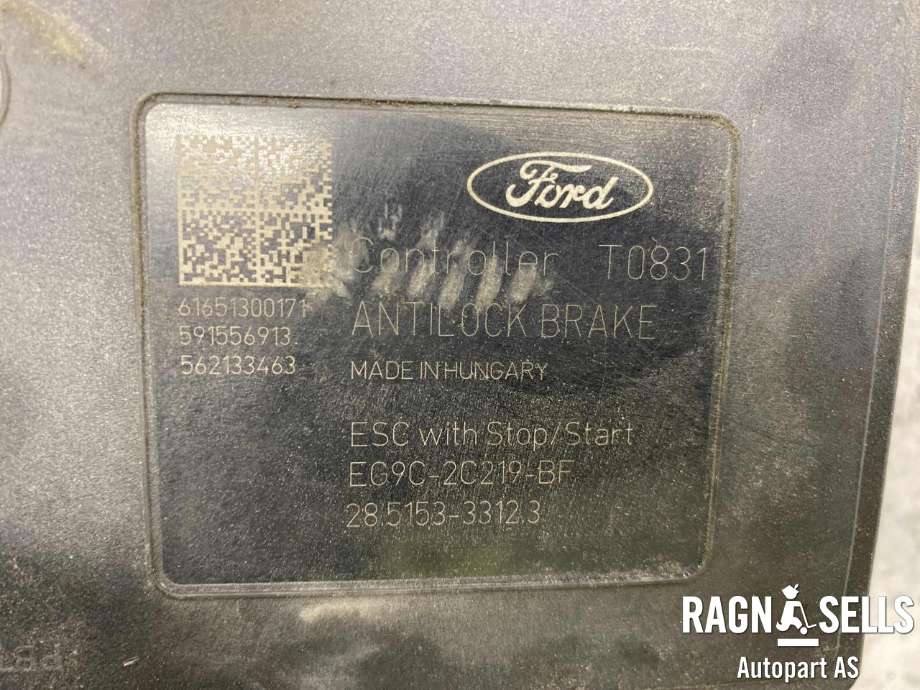 ABS sentral til Ford Mondeo 2014-2019 (Type V, Fase 1)  (ATE|EG9C 2C405 EG|EG9C 2C219 BF|)