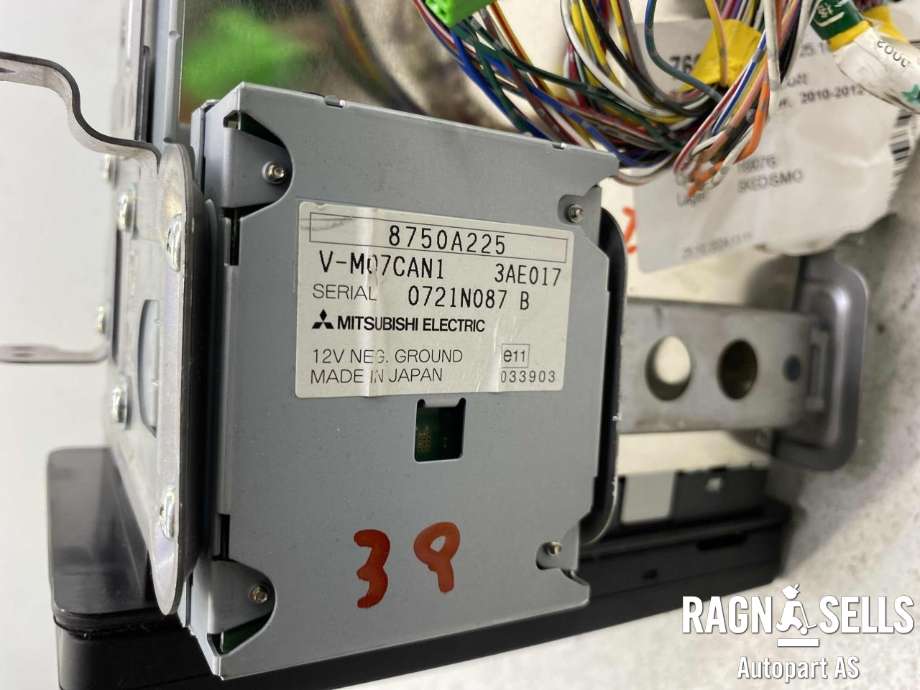 Bilstereo navigasjon til Mitsubishi Outlander 2010-2012 (Type II, Fase 2) (8750A239|)