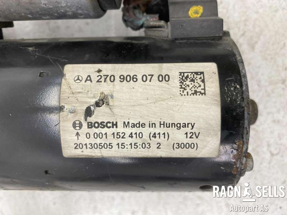 Starter til Mercedes A-Klasse 2012-2018 (W176) (W176) (BOSCH|A 270 906 07 00 | A2709060000 | A2709060400|A 645 906 08 00|)