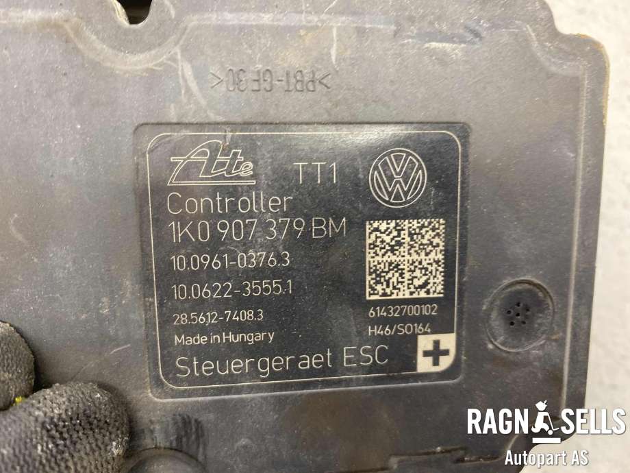 ABS sentral til VW Caddy 2010-2015 (Type III, Fase 2) (1K0 907 375 BM|1K0 614 517ED|)