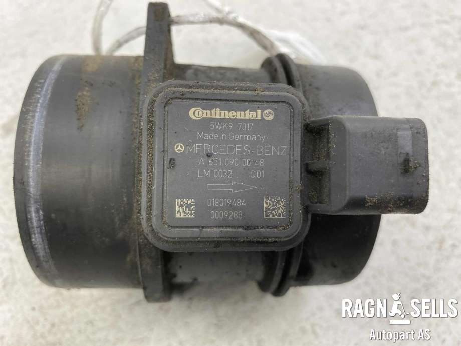 Luftmengde/luftmassemåler til Mercedes C-Klasse 2007-2011 (Fase 1) (W204) (W204) (A6510900048|)