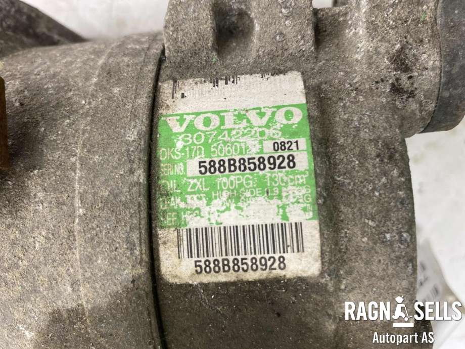 Aircondition kompressor til Volvo XC90 2002-2006 (Type I, Fase 1)  (36001066 | 30742206 | 36000327|36000576 | 36050585 | 8603891|)