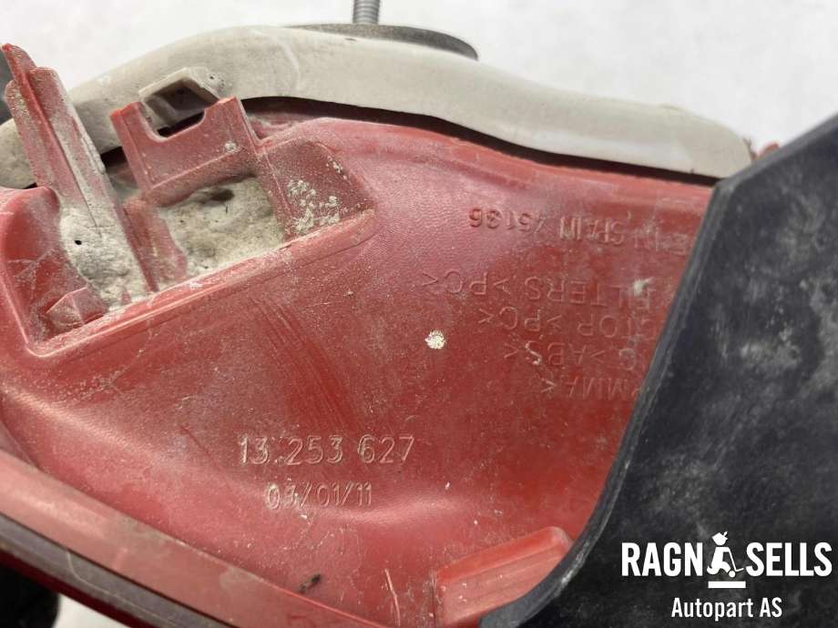 Baklykt venstre ytre til Opel Meriva B 2010-2017  (13307493|)