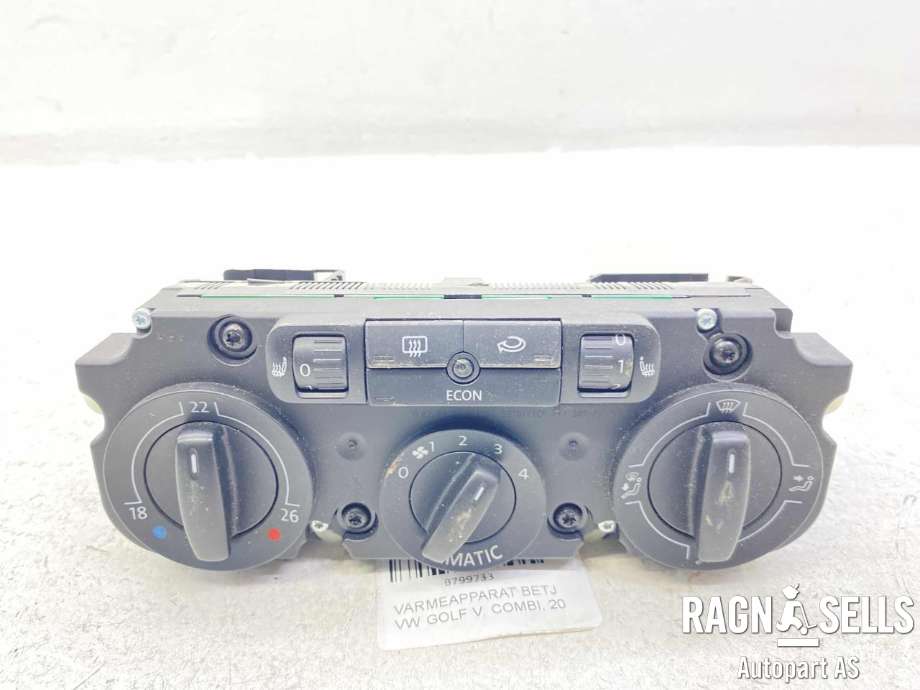 Varmeapparat betjening til VW Golf V, Combi 2003-2008 (1K0 820 047 HC|)