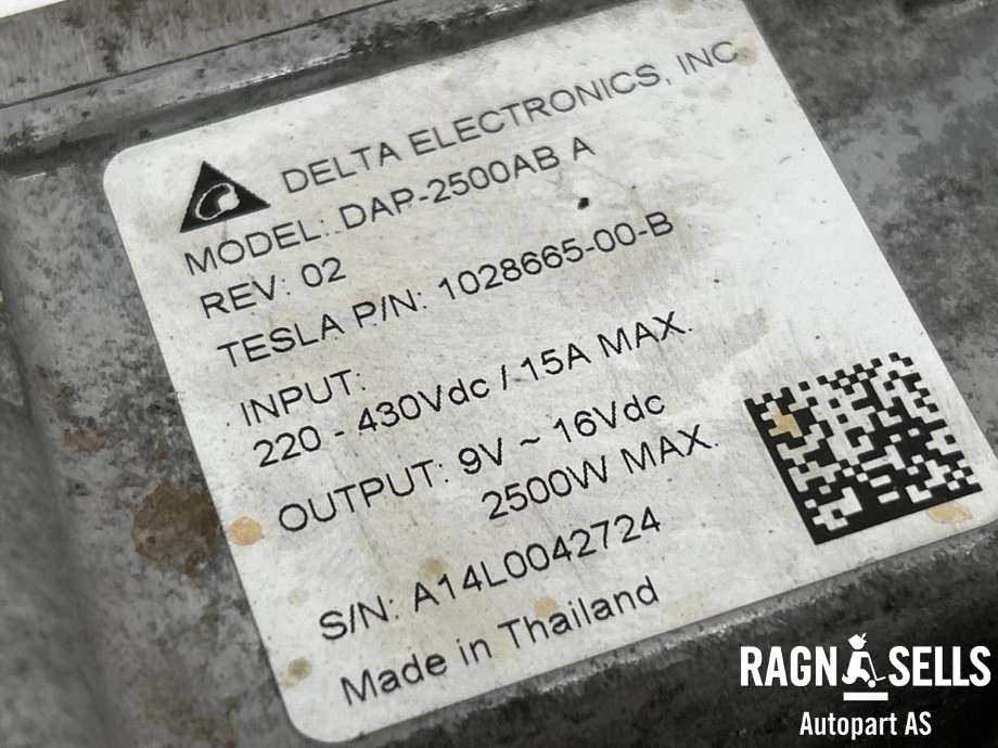DCDC converter elbil til Tesla Model S 2013-2016 (Fase 1)  (102866500B|)
