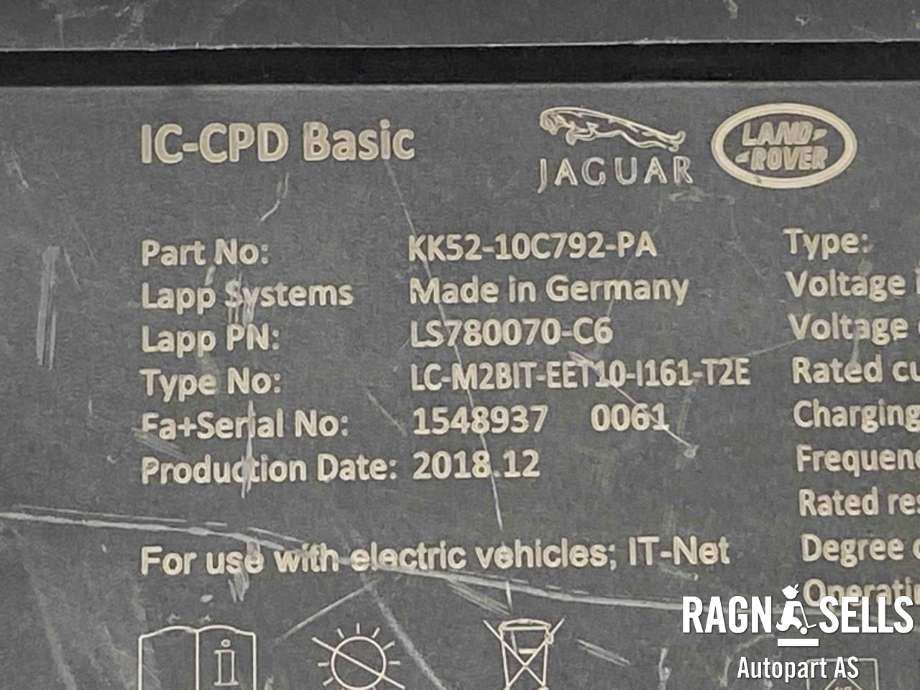 Batterilader kabel til Jaguar I-PACE 2018-->>  