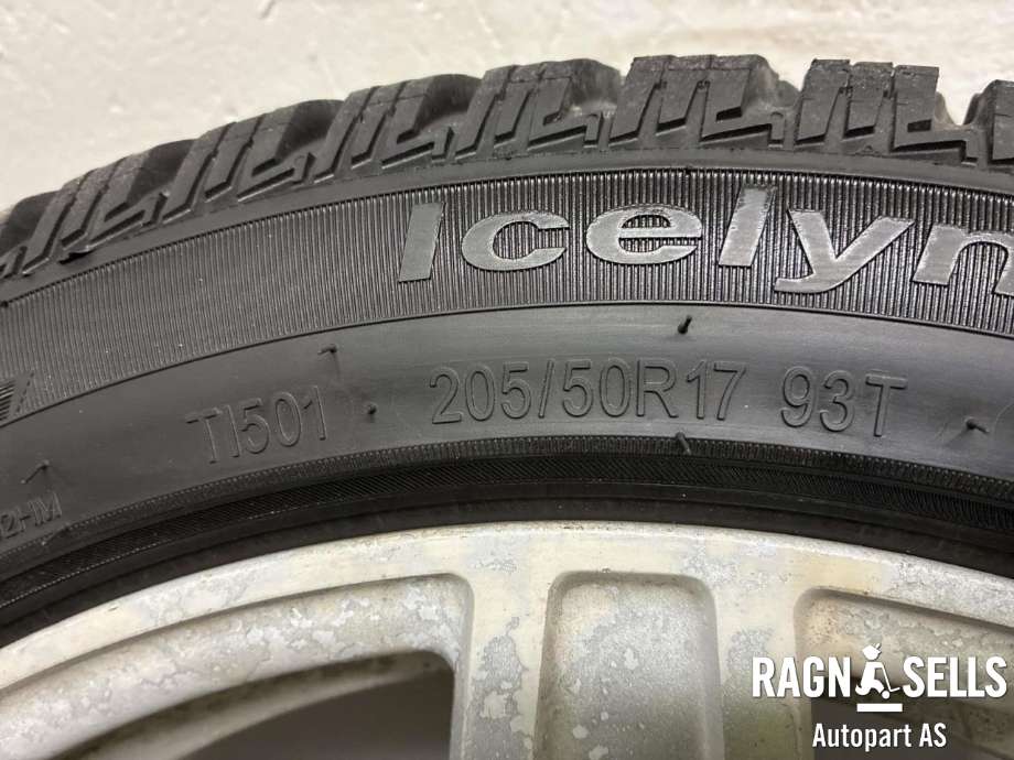 Hjulsett aluminium vinter til Mercedes C-Klasse 2007-2011 (Fase 1) (W204) (W204) (TRIANGLE|205/50R17|)
