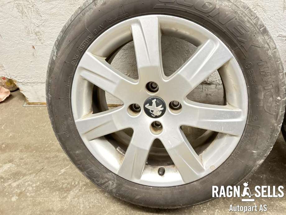 Felgsett aluminium til Peugeot 308 2011-2013 (Type I, Fase 2) (9673708077|)