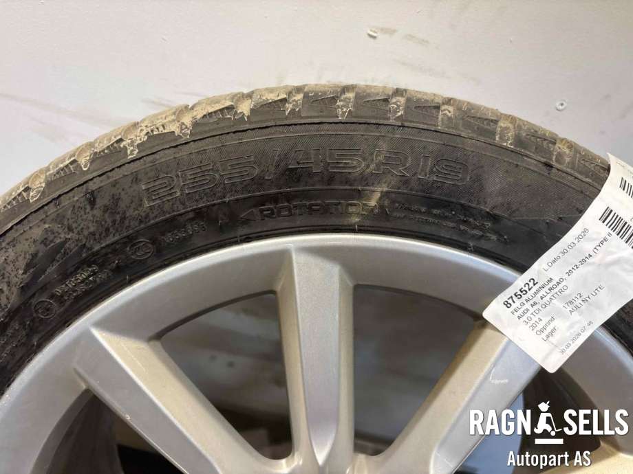 Felg aluminium til Audi A6, Allroad 2012-2014 (Type III, Fase 1) (C7) (C7)