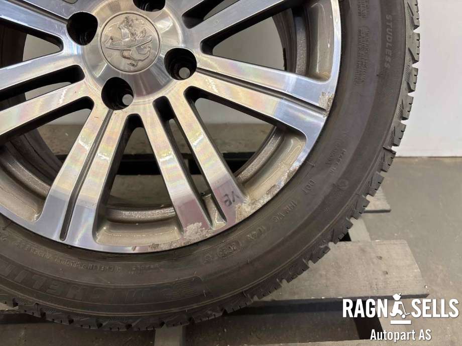 Hjulsett aluminium vinter til Peugeot 2008 2013-2019 (Type I)  (MICHELIN|205/55R16    7.21 MM    PROD 23/23   ET 42|)