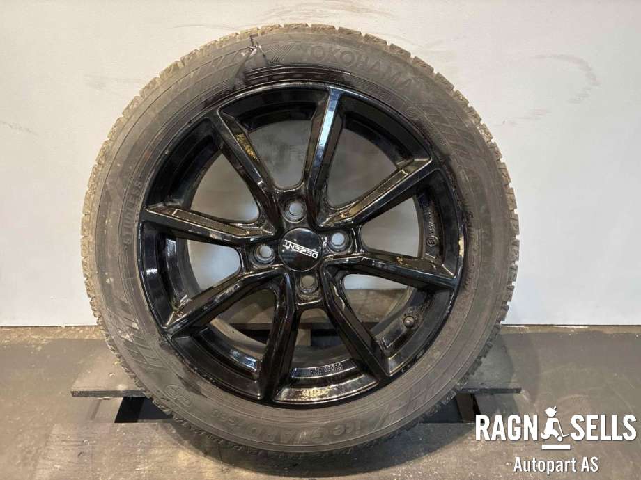Hjulsett aluminium vinter til Peugeot e-208 2019-->>  (YOKOHAMA|195/55R16|MØNSTERDYBDE 4|37MM|)
