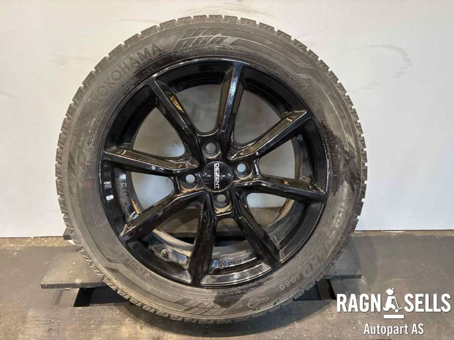 Hjulsett aluminium vinter til Peugeot e-208 2019-->>  (YOKOHAMA|195/55R16|MØNSTERDYBDE 4|37MM|)