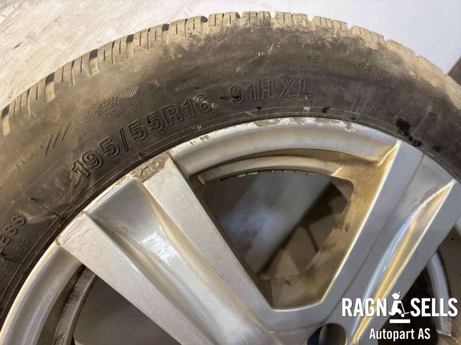 Hjulsett aluminium vinter til Renault Zoe 2013-2019 (Fase 1) (195/55R16|)