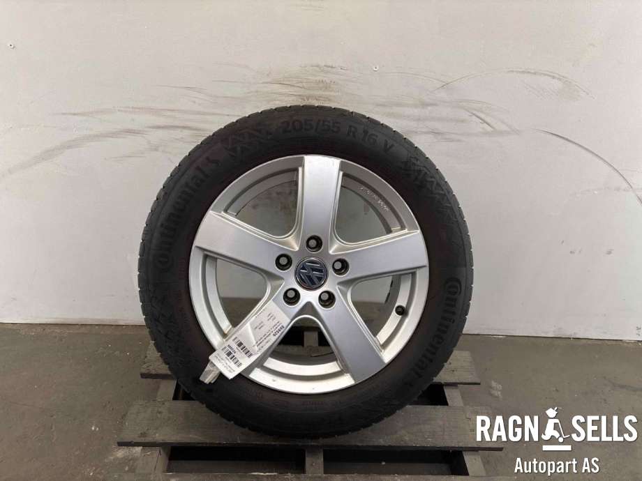 Hjulsett aluminium sommer til VW Golf V, STV 2007-2010 (JETTA) (JETTA) (205/55R16|)