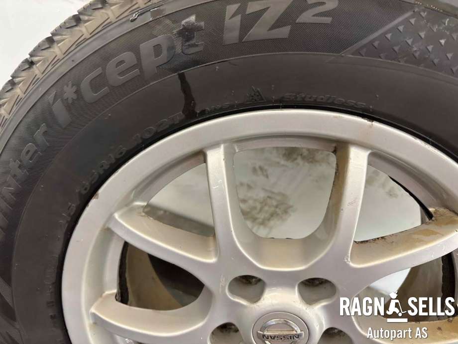 Hjulsett aluminium vinter til Nissan Qashqai 2007-2010 (Type I, Fase 1)  (HANKOOK|215/65R16|)