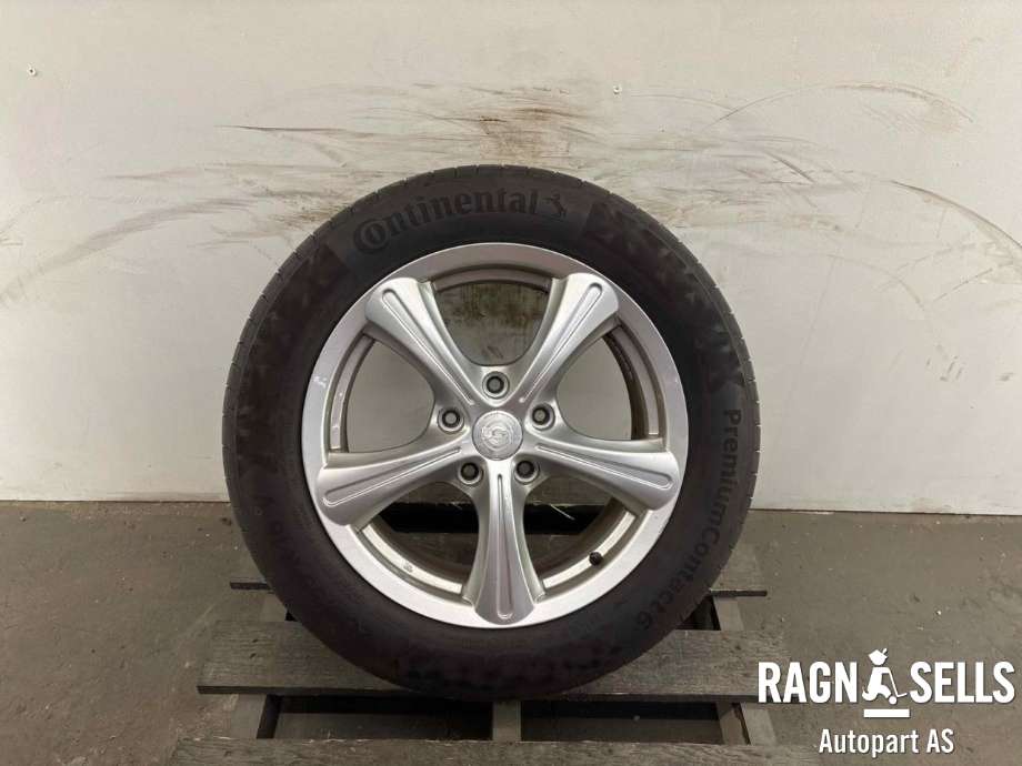 Hjulsett aluminium sommer til Toyota Auris 2007-2010 (Type I, Fase 1)  (CONTINENTAL|205/55R16|)
