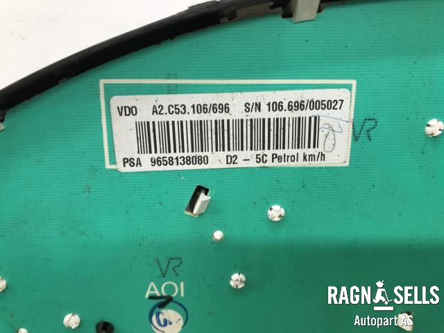 Instrumentpanel til Peugeot 407 2004-2010  (SIEMENS|9658138080|)