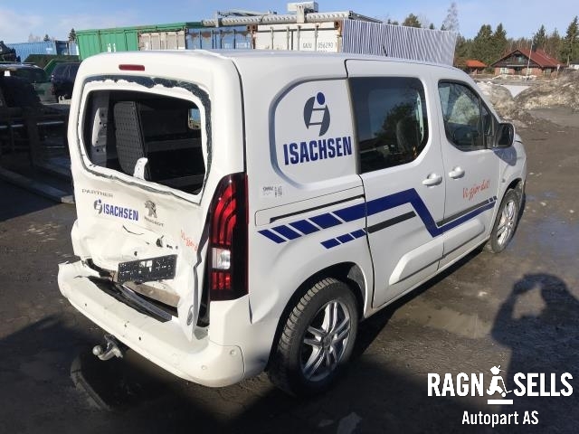 Peugeot Partner 2019-->> (Type III) , Motorkode: YHZ (DV5RC)  16 341 539 80, Girkassekode: 98 140 426 80
