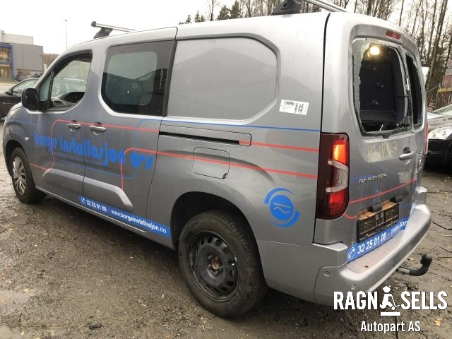 Peugeot Partner 2019-->> (Type III) , Motorkode: YH01, Girkassekode: STT