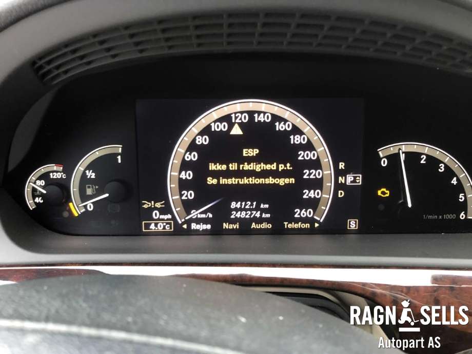 Mercedes S-Klasse 2005-2013 (W221) (W221), Motorkode: 642932, Girkassekode: 722962