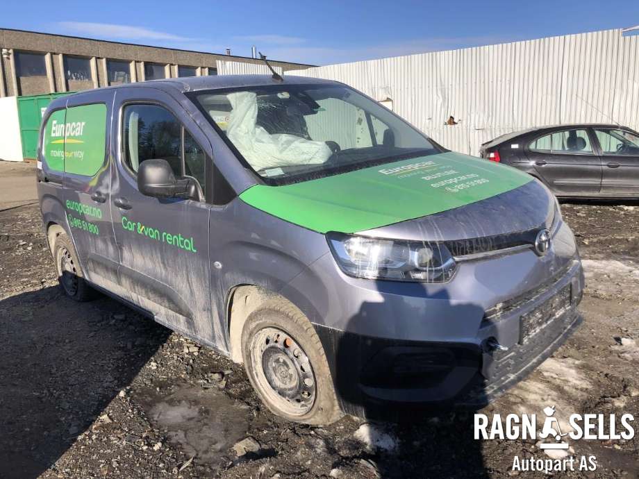 Toyota Proace City 2020-->> , Motorkode: YH01, Girkassekode: