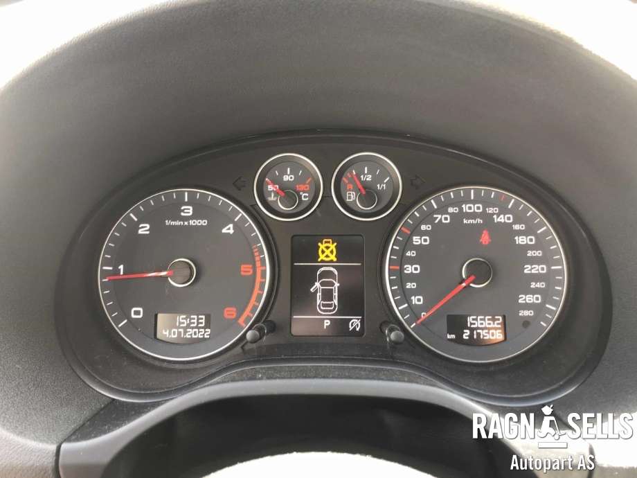 Audi A3 2009-2012 (Type II, Fase 2) , Motorkode: CAYC, Girkassekode: NKA