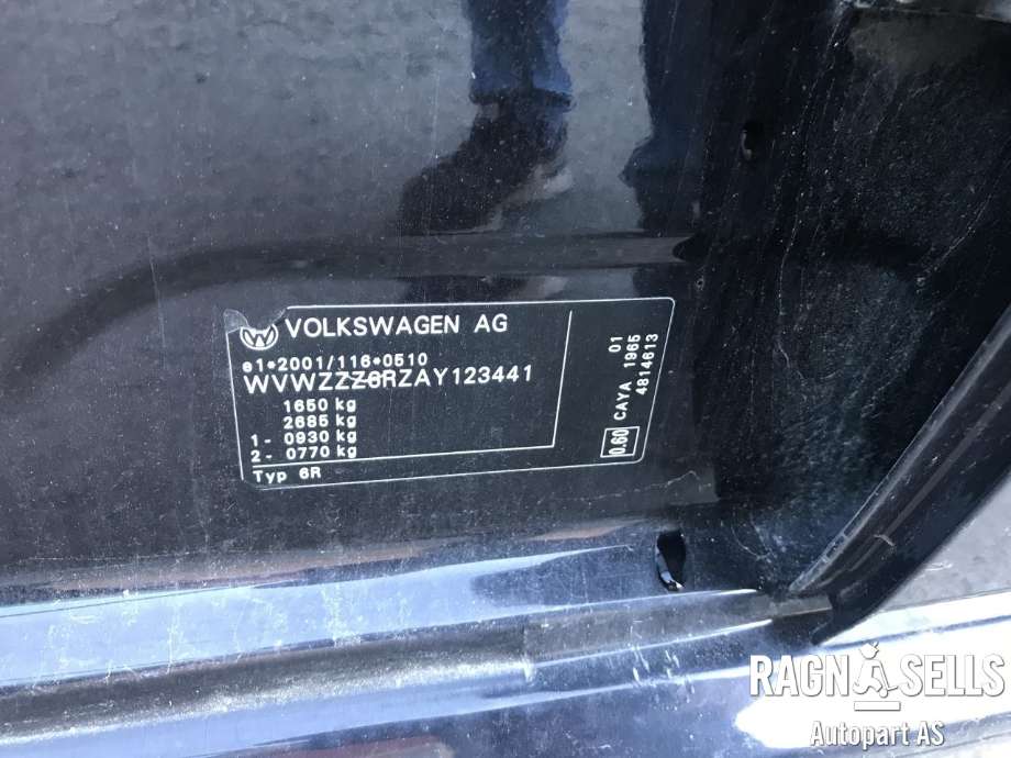 VW Polo 2009-2014 (Type V, Fase 1) , Motorkode: CAY, Girkassekode: