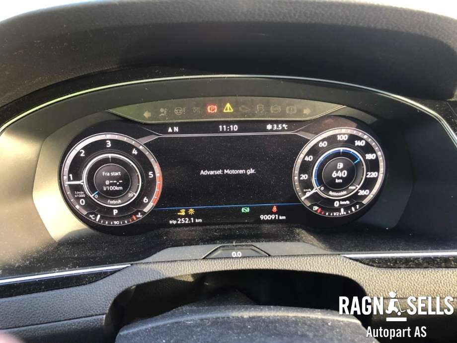 VW Passat 2015-2019 (Fase 1) (B8) (B8), Motorkode: DFHA, Girkassekode: SWP