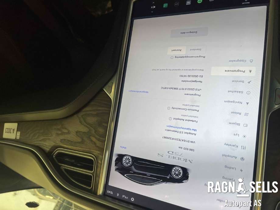 Tesla Model S 2016-2021 (Fase 2) , Motorkode: L2S|L2S, Girkassekode: 