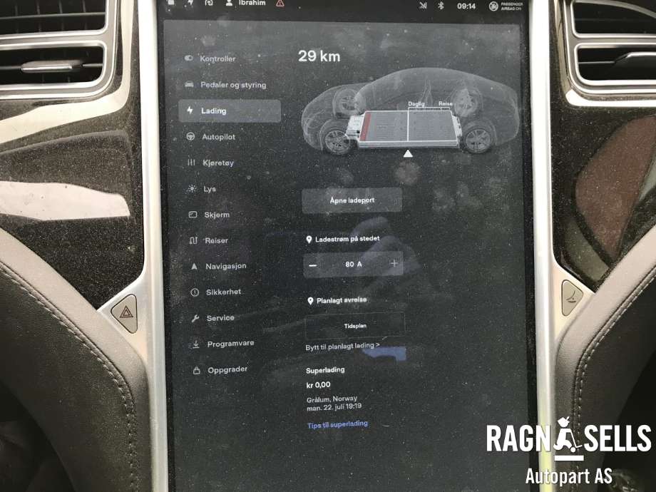 Tesla Model S 2013-2016 (Fase 1) , Motorkode: L2S|L2S, Girkassekode: