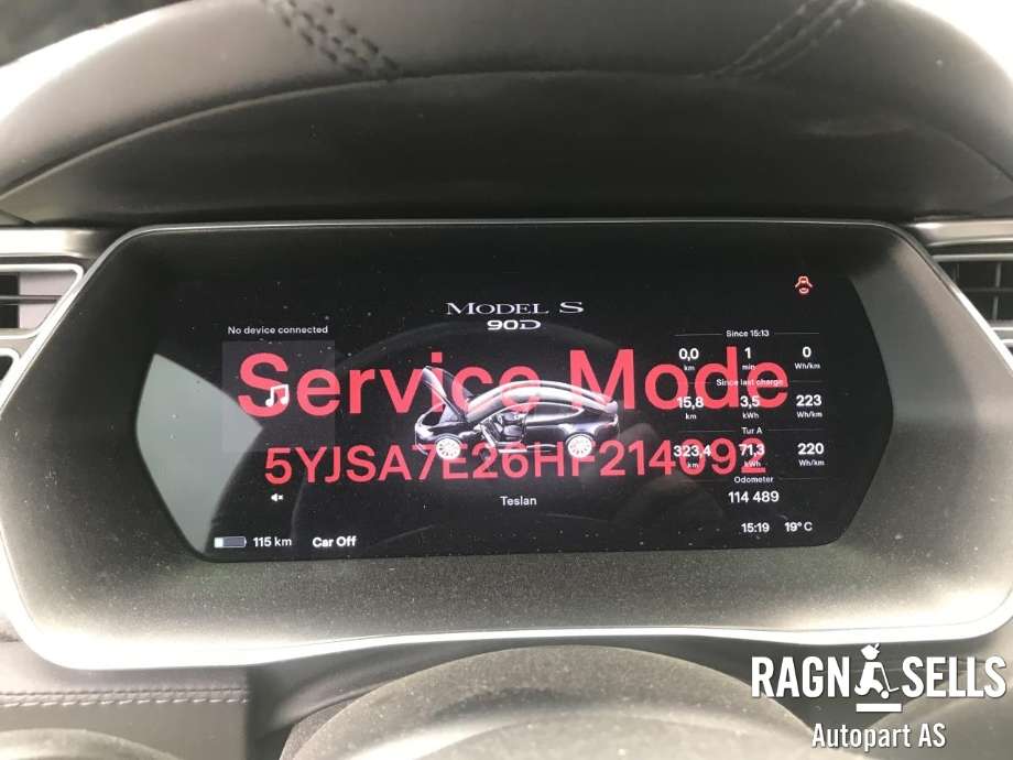 Tesla Model S 2016-2021 (Fase 2) , Motorkode: L2S|L2S, Girkassekode: