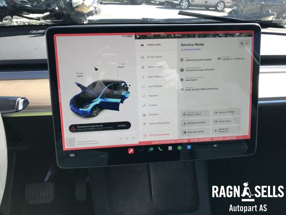 Tesla Model Y 2021-2024 (Type I) , Motorkode: 3D3|3D7, Girkassekode: