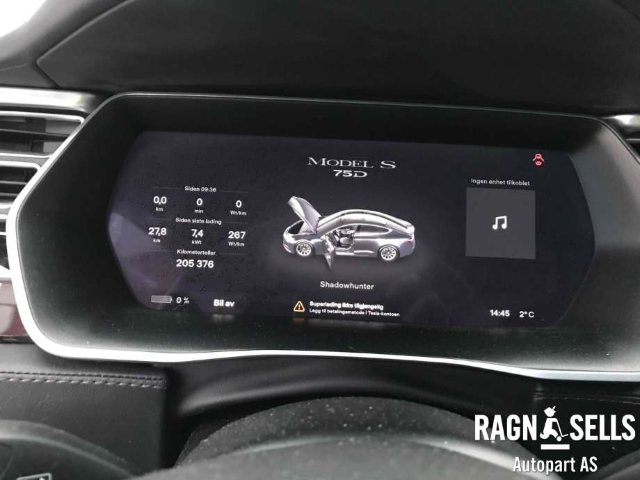 Tesla Model S 2016-2021 (Fase 2) , Motorkode: L2S|L2S, Girkassekode: 