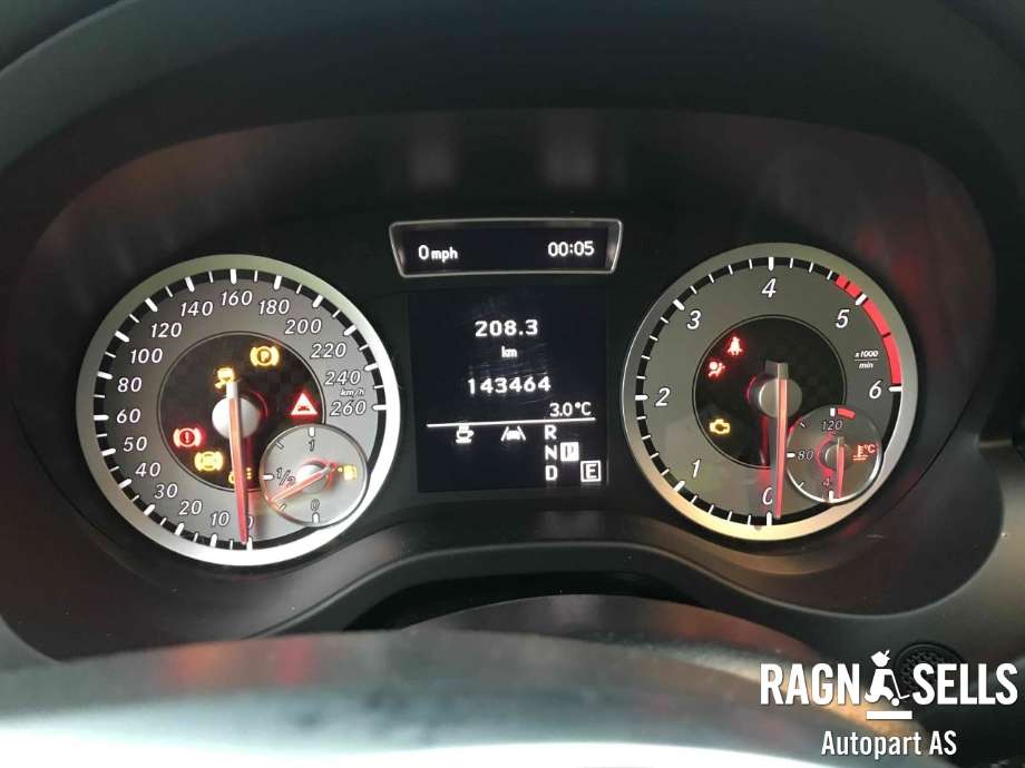 Mercedes A-Klasse 2012-2018 (W176) (W176), Motorkode: 651901, Girkassekode: 724003