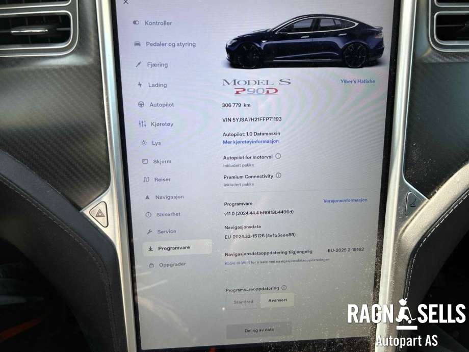 Tesla Model S 2013-2016 (Fase 1) , Motorkode: L2S|L1S, Girkassekode: